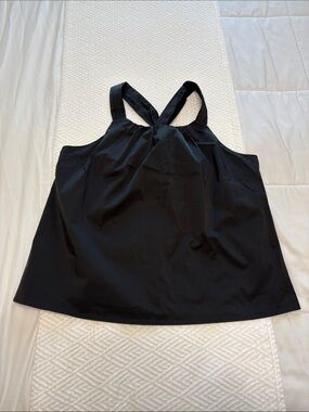 Banana Republic Taffeta Cross-Back Top